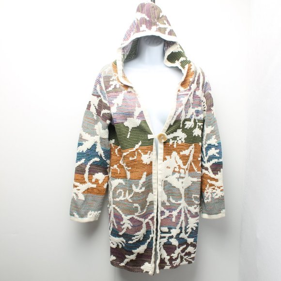 Soft Surroundings Loveland Hooded Button Front Sweater Coat Size PS - Picture 1 of 13